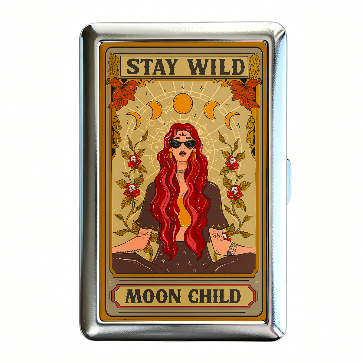 Purplehecate The Stay Wild Moon Child Oracle Card Cigarette Case