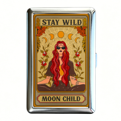 Purplehecate The Stay Wild Moon Child Oracle Card Cigarette Case
