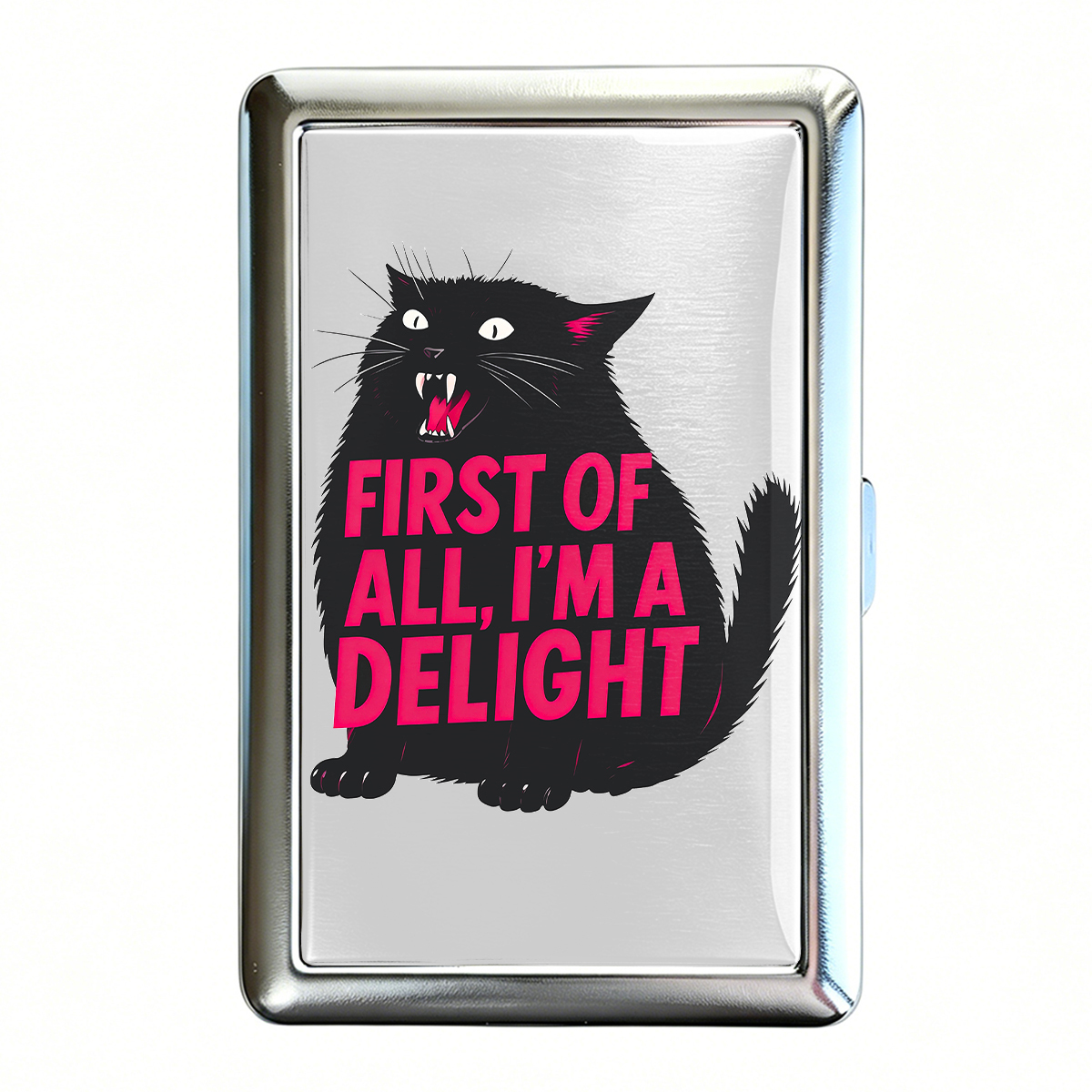 Purplehecate First Of All I'm A Delight Cat Cigarette Case