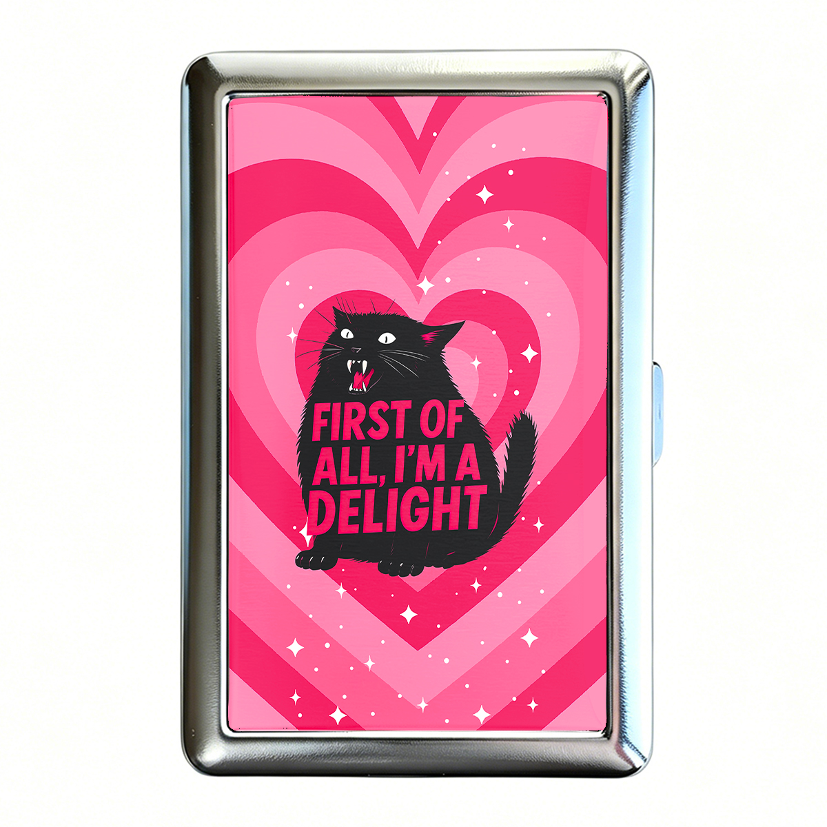 Purplehecate First Of All I'm A Delight Cat Cigarette Case