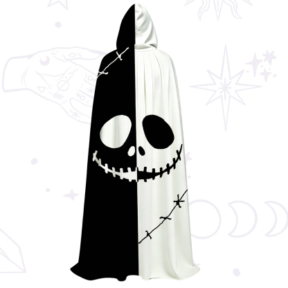 Purplehecate Grim Skeleton King Hooded Cloak