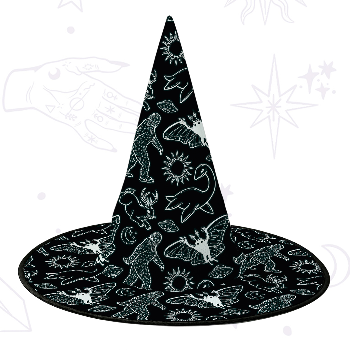 Purplehecate Cryptid Witch Hat