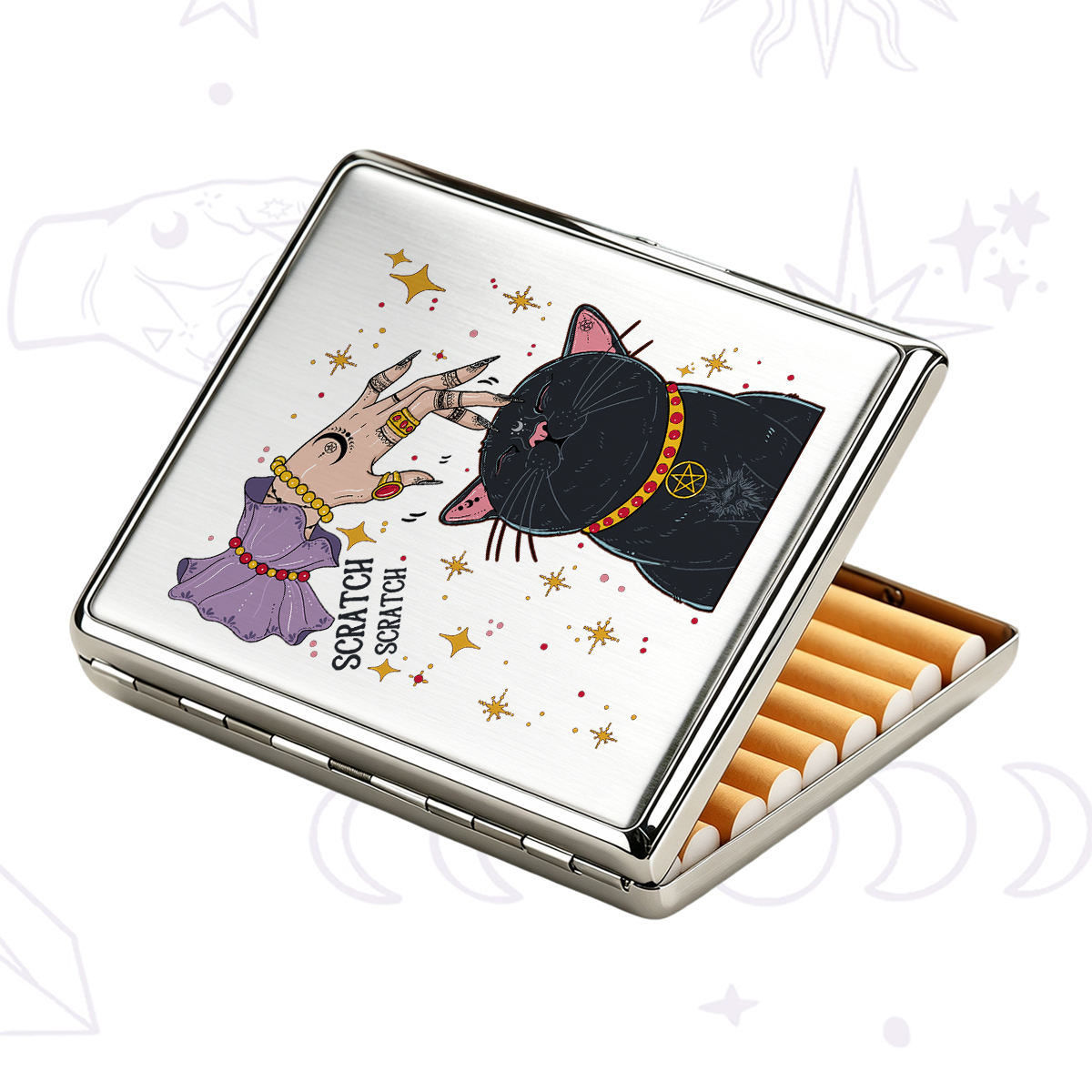 Purplehecate Witch's Cat Scratch Cigarette Case