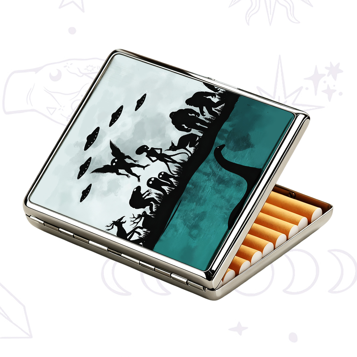 Purplehecate Alien Lake Monster Encounter Cigarette Case