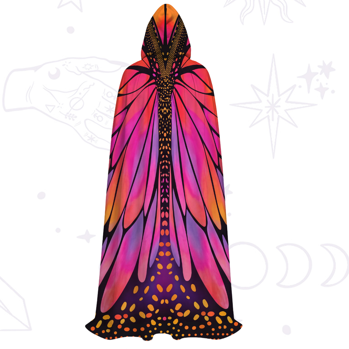 Purplehecate Butterfly Wings Hooded Cloak