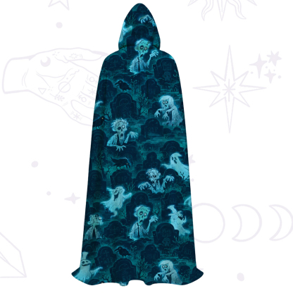 Purplehecate Haunted Graveyard Ghosts Hooded Cloak