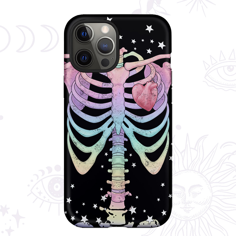 Purplehecate Spooky Skeleton Phone Case