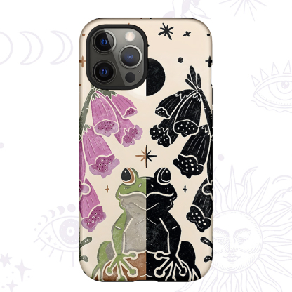 Purplehecate Dual-Tone Frog Garden Phone Case