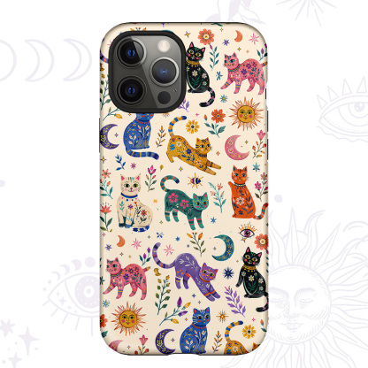 Purplehecate Rainbow Magic Cats Phone Case
