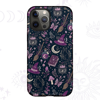 Purplehecate Witchcraft Spellbook Phone Case