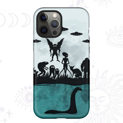 Purplehecate Alien Lake Monster Encounter Phone Case