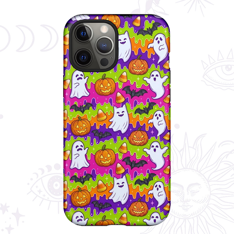 Purplehecate Halloween Ghost Jack‑o’-Lantern Phone Case
