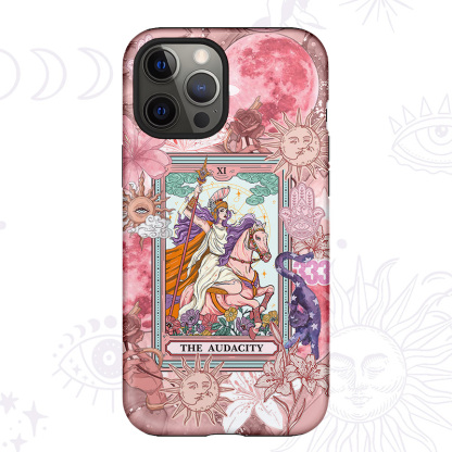 Purplehecate The Audacity Tarot Card Phone Case