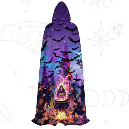 Purplehecate Twilight Coven Strappy Hooded Cloak