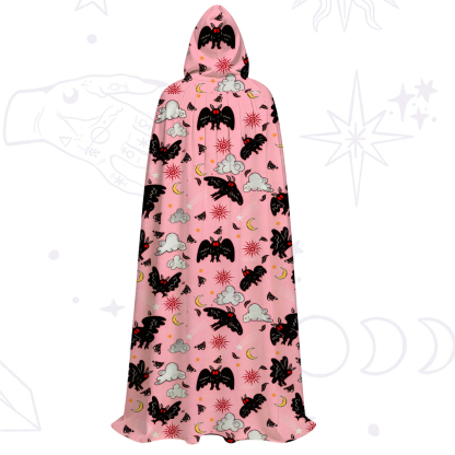 Purplehecate Cryptid Mothman Hooded Cloak