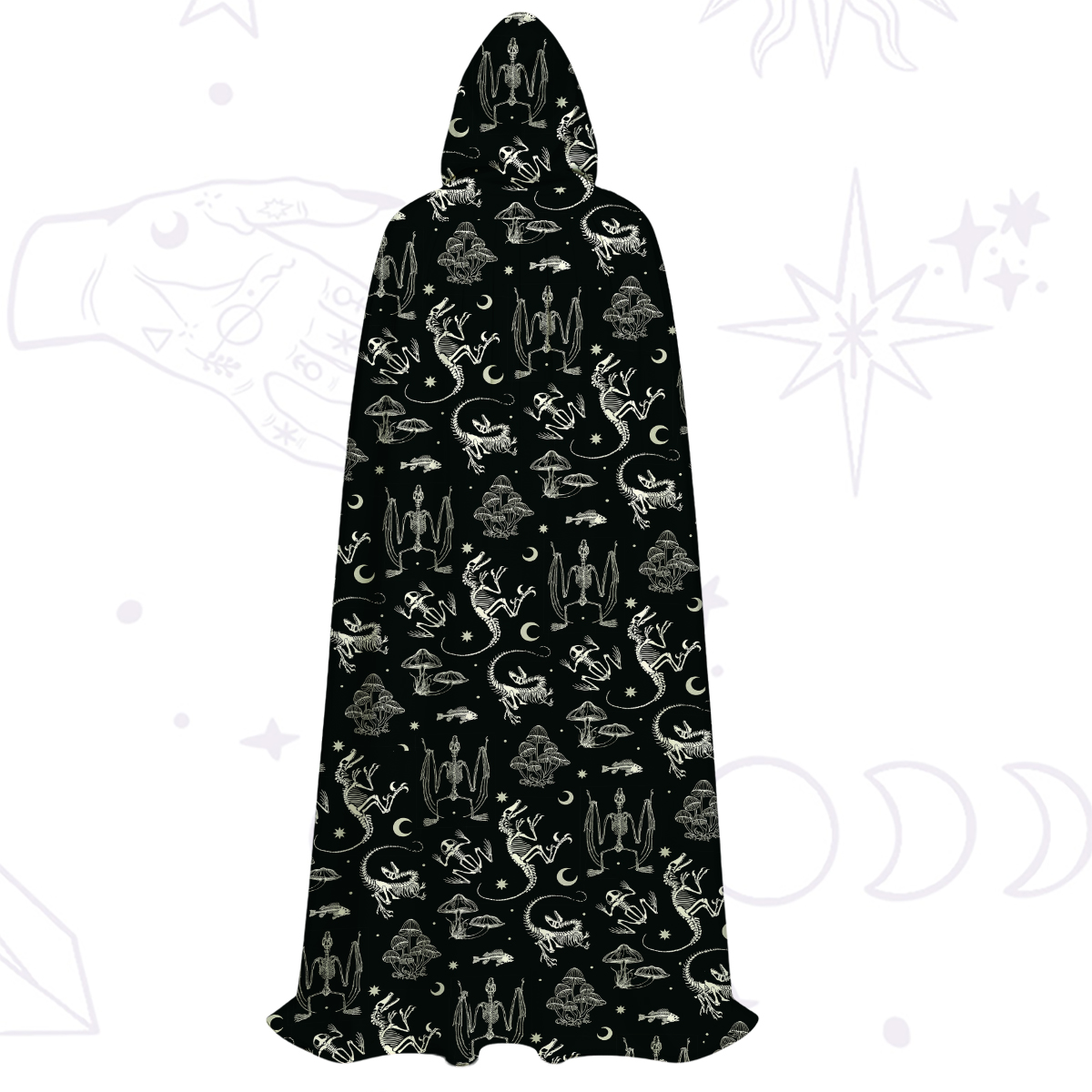 Purplehecate Prehistoric Fantasy Hooded Cloak