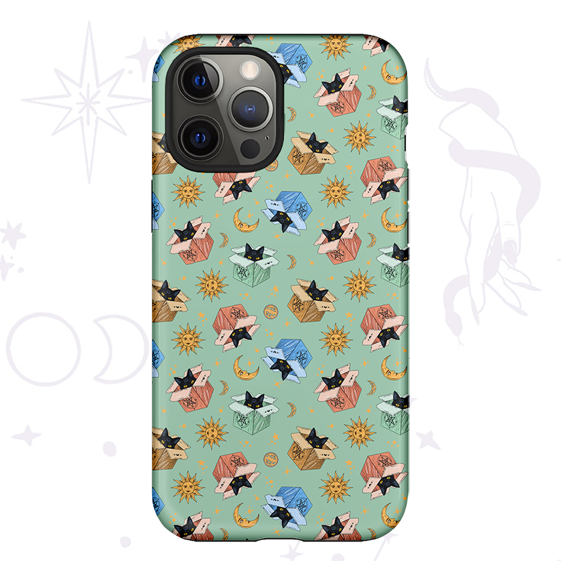 Purplehecate Magical Black Cat Phone Case