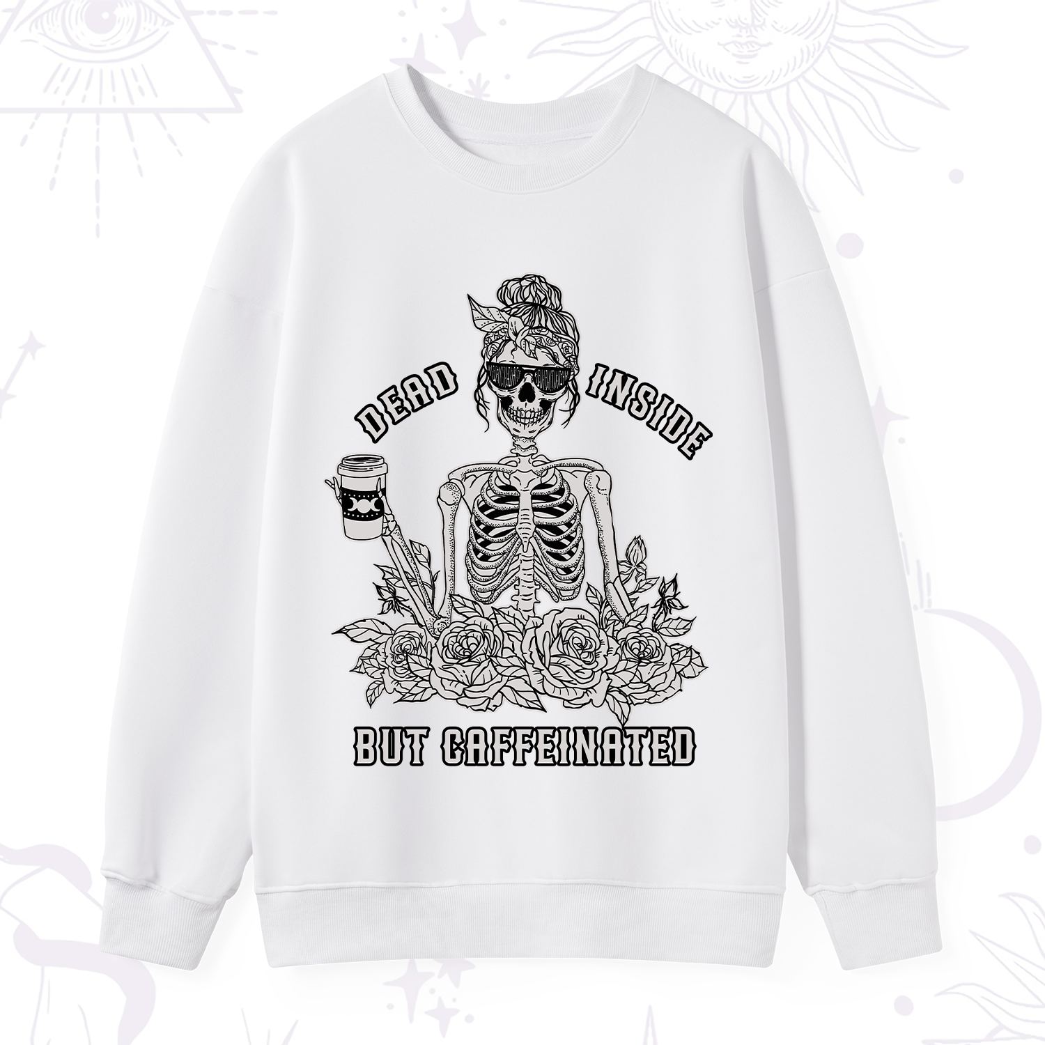 Purplehecate Everything Is Fine Sweatshirt