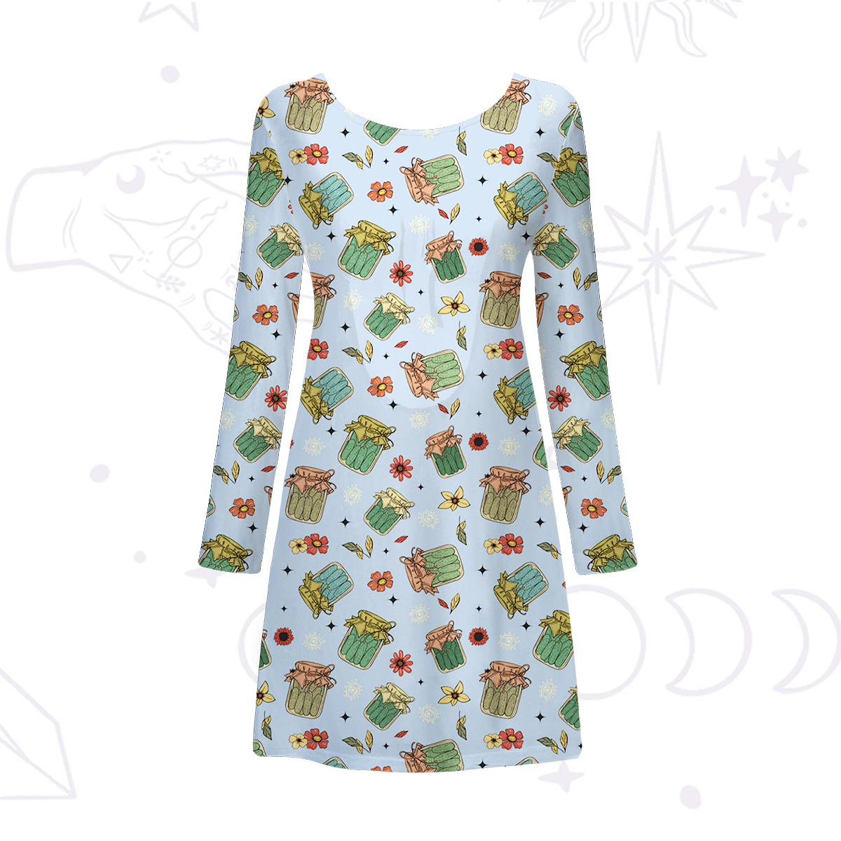 Purplehecate The Pickles Beachwear Cover-Up Dress