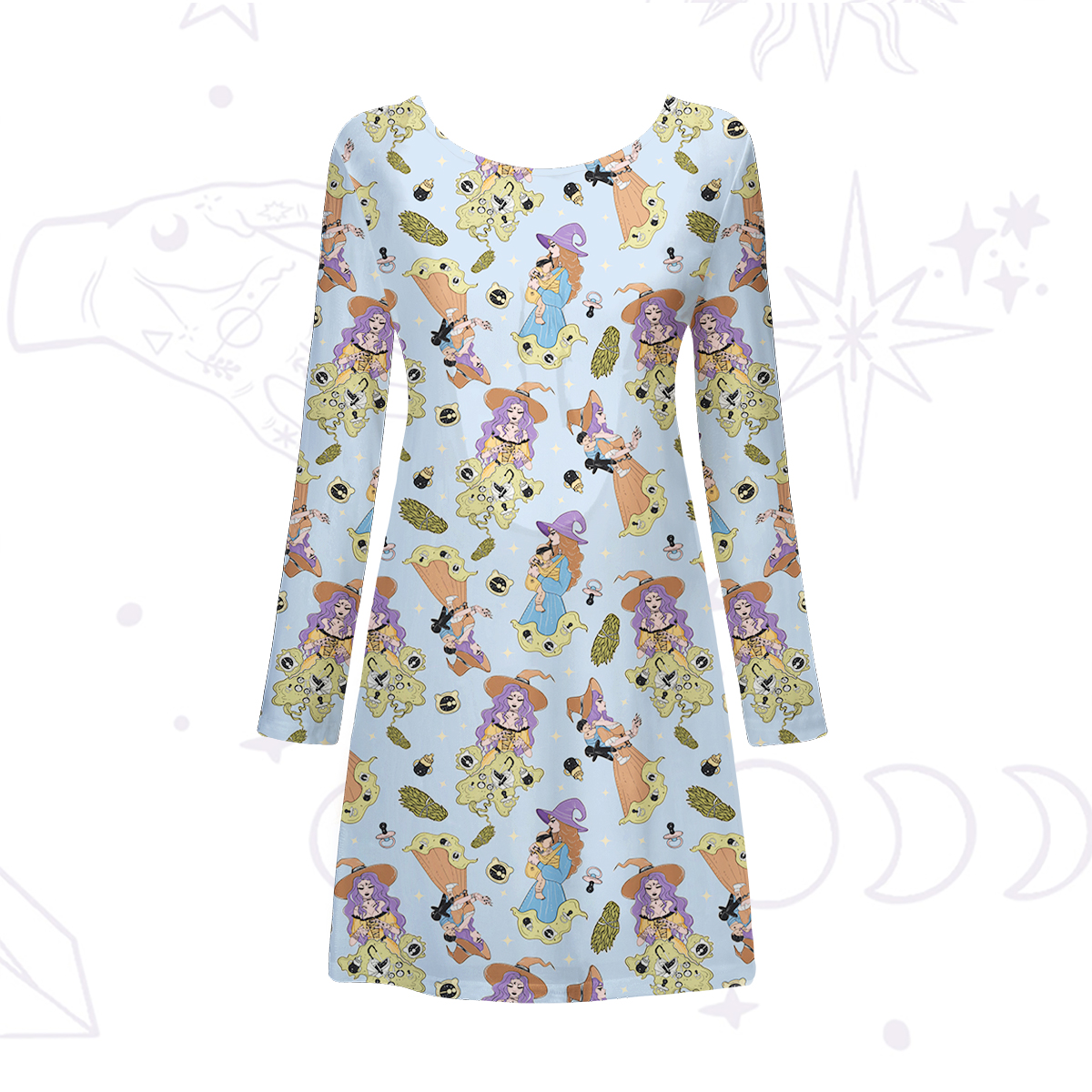 Purplehecate Mom Group Shenanigans Beachwear Cover-Up Dress