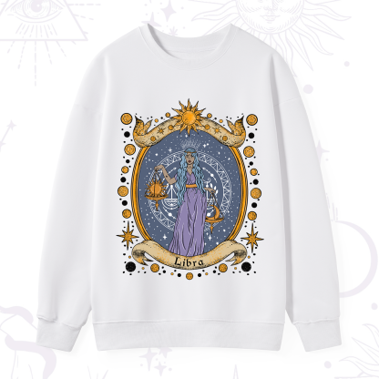 Purplehecate Celestial Libra Zodiac Sweatshirt