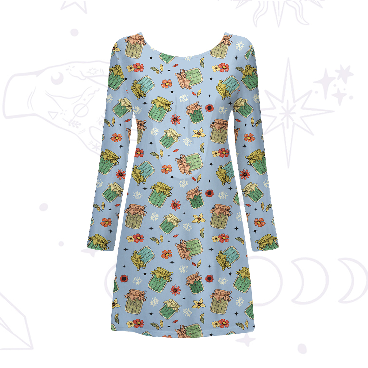 Purplehecate The Pickles Beachwear Cover-Up Dress