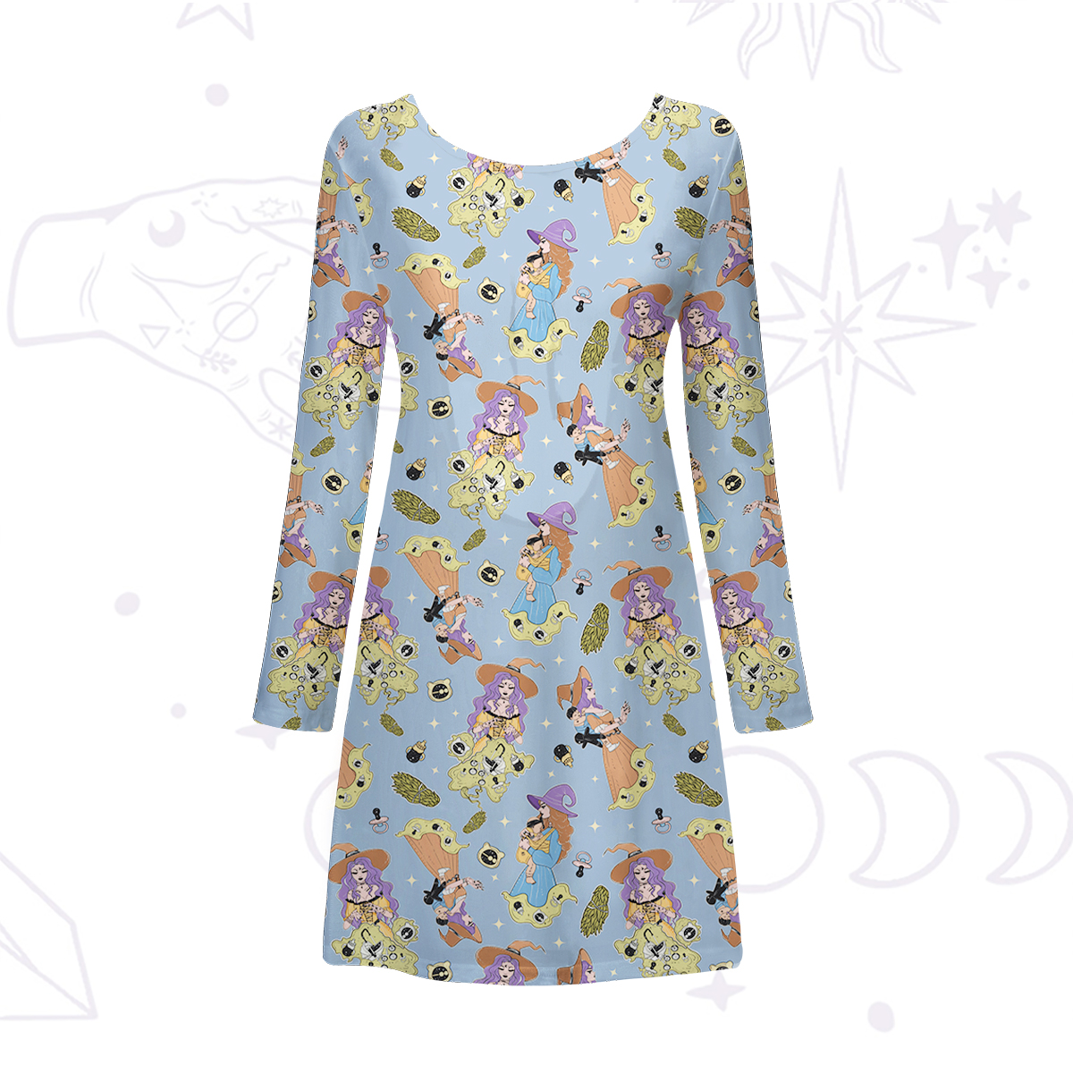 Purplehecate Mom Group Shenanigans Beachwear Cover-Up Dress