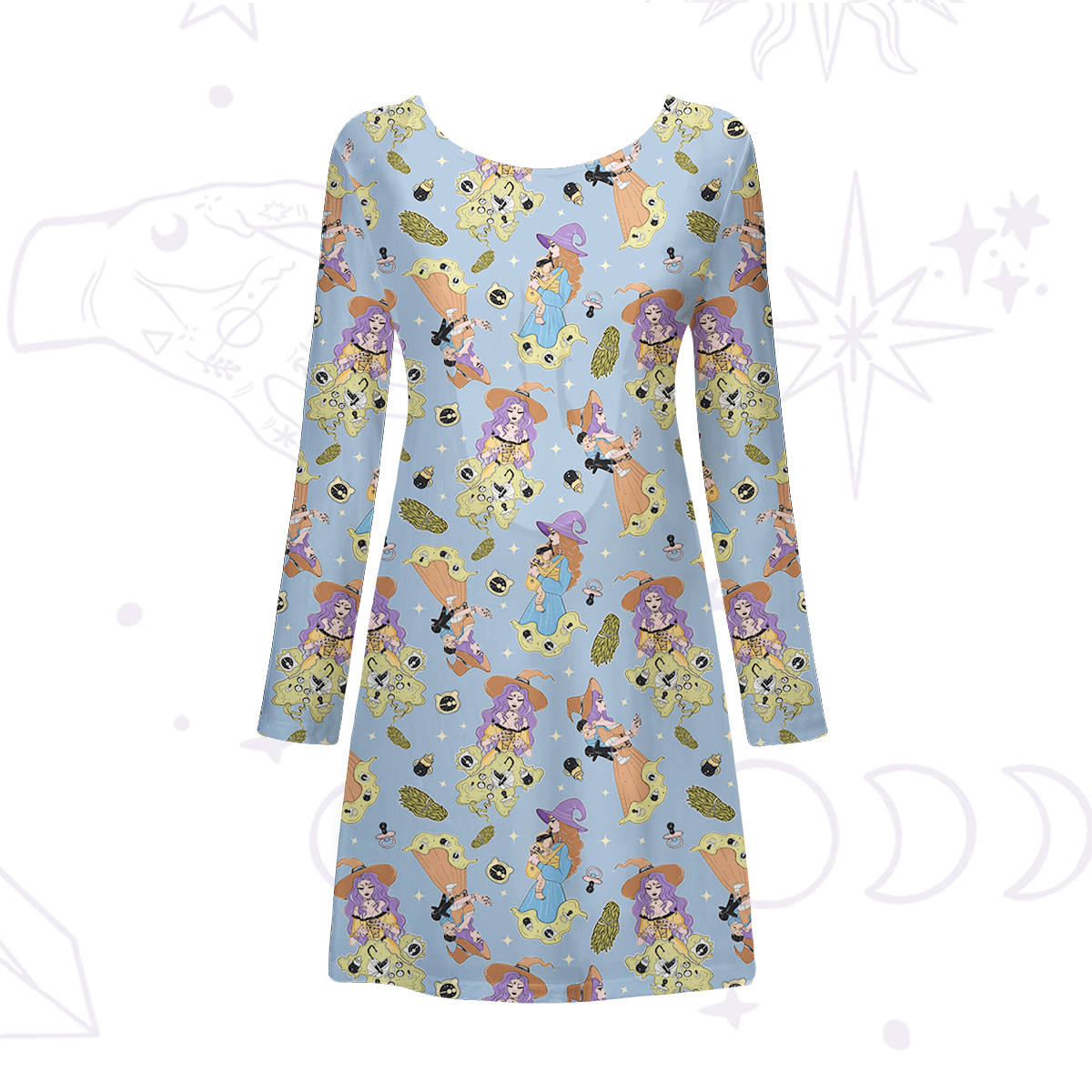 Purplehecate Mom Group Shenanigans Beachwear Cover-Up Dress