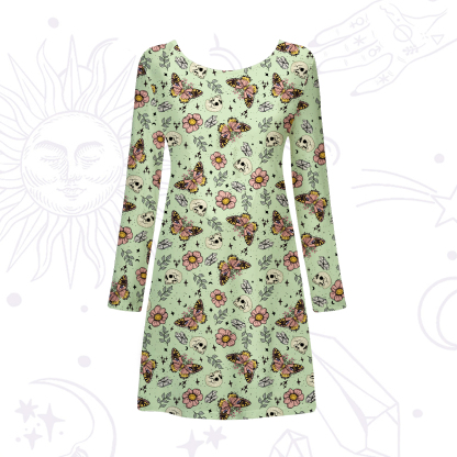 Purplehecate The Endings Won't End You Beachwear Cover-Up Dress