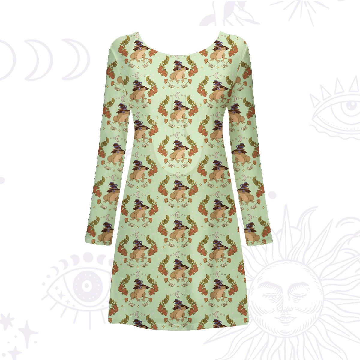 Purplehecate The Frog Beachwear Cover-Up Dress