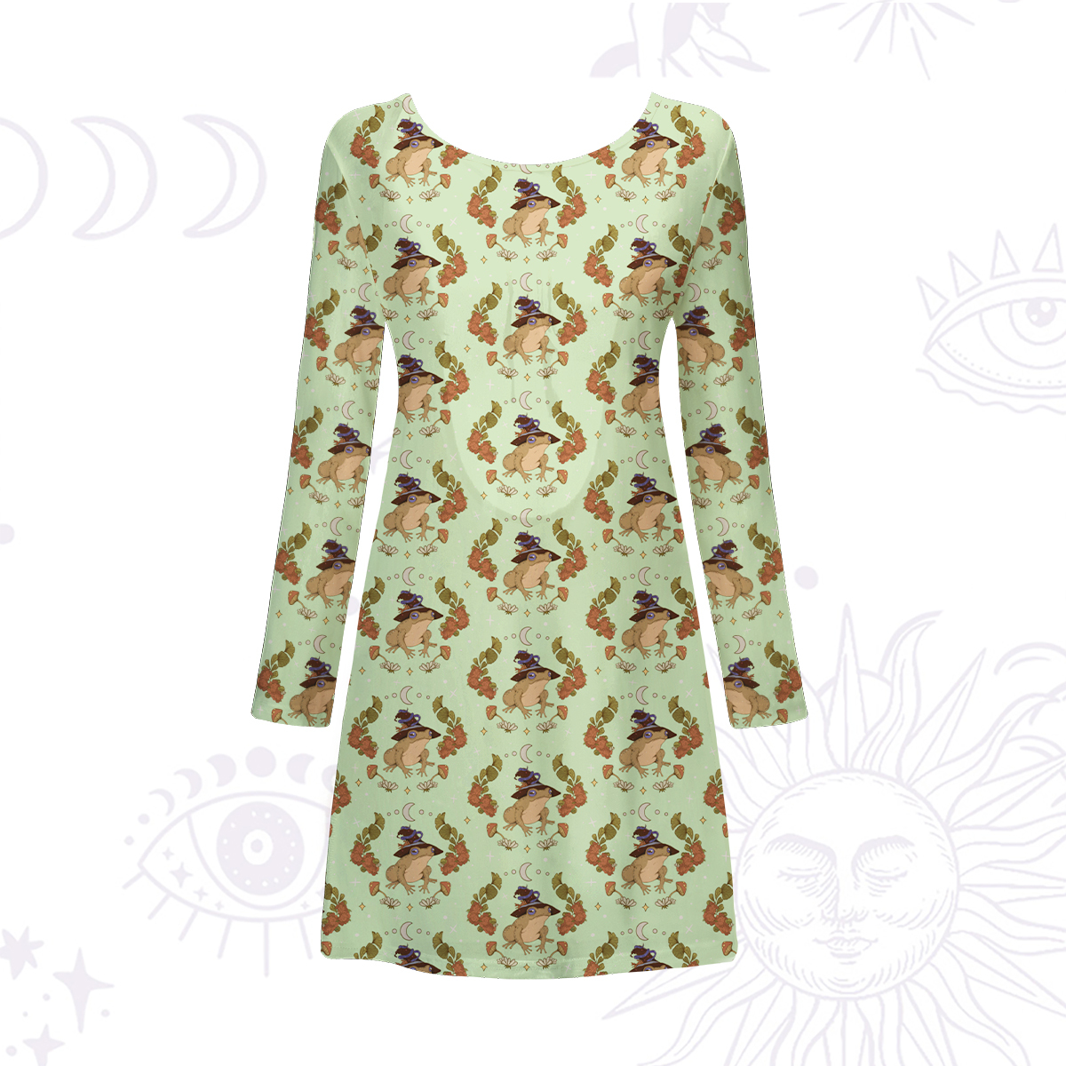 Purplehecate The Frog Beachwear Cover-Up Dress