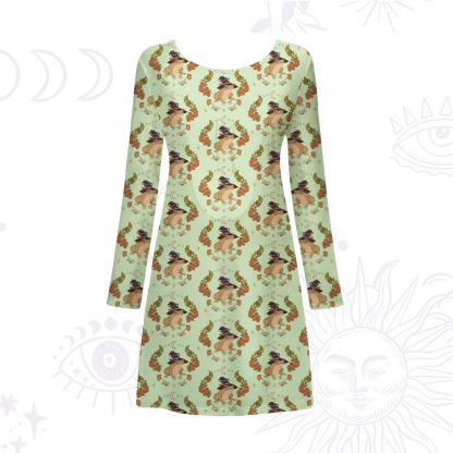 Purplehecate The Frog Beachwear Cover-Up Dress