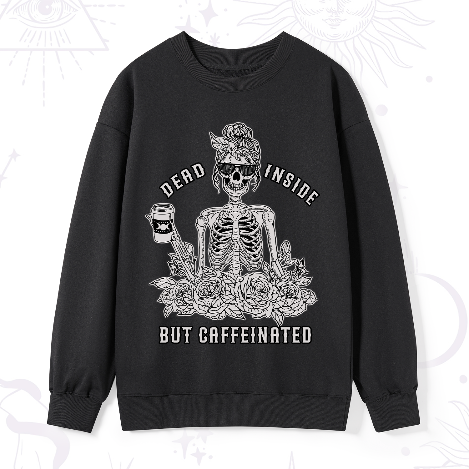 Purplehecate Everything Is Fine Sweatshirt
