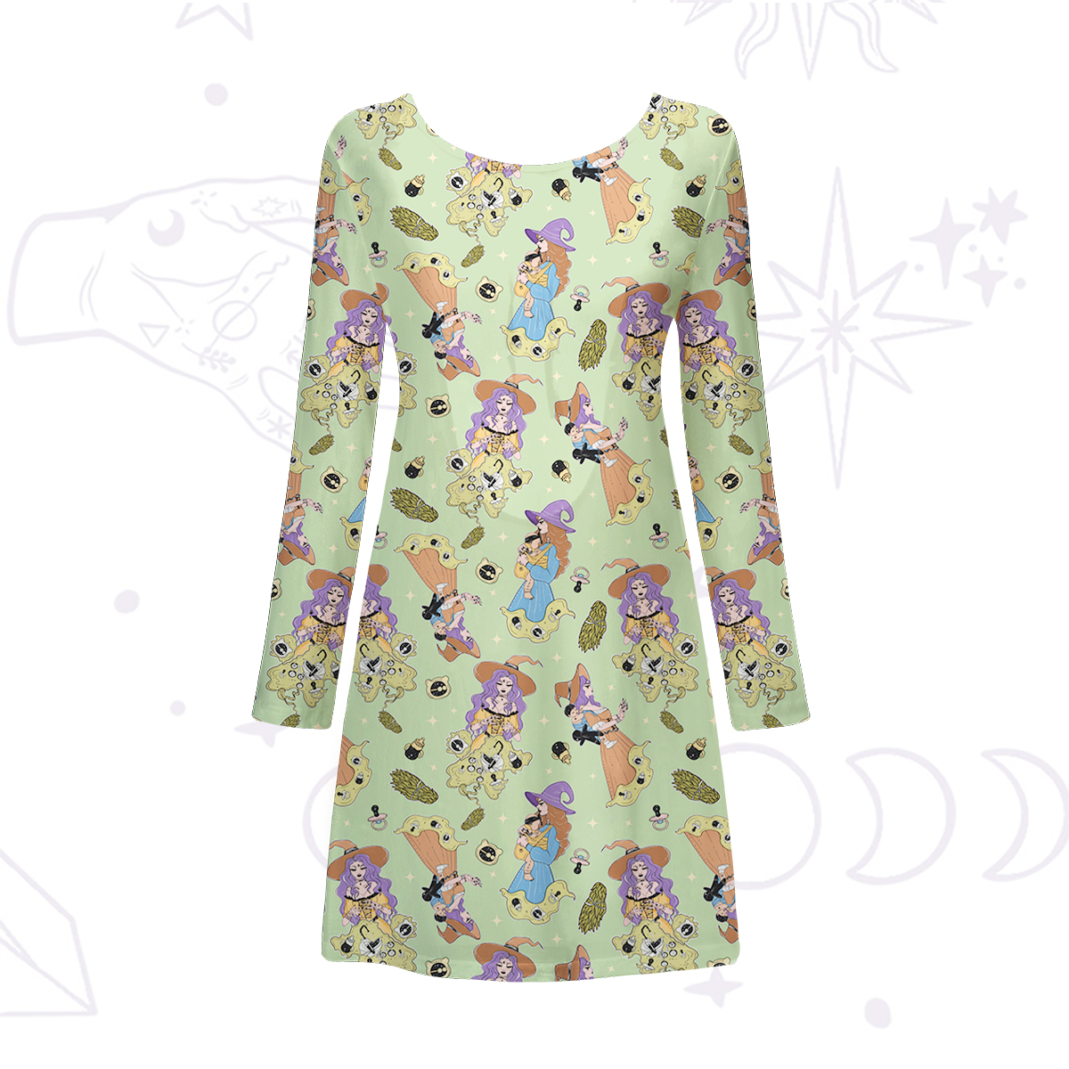 Purplehecate Mom Group Shenanigans Beachwear Cover-Up Dress