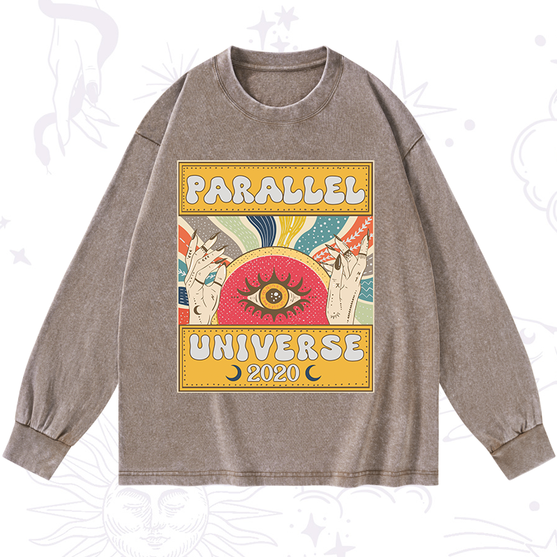 Purplehecate Parallel Universe Washed Long Sleeve Shirt