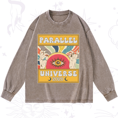Purplehecate Parallel Universe Washed Long Sleeve Shirt