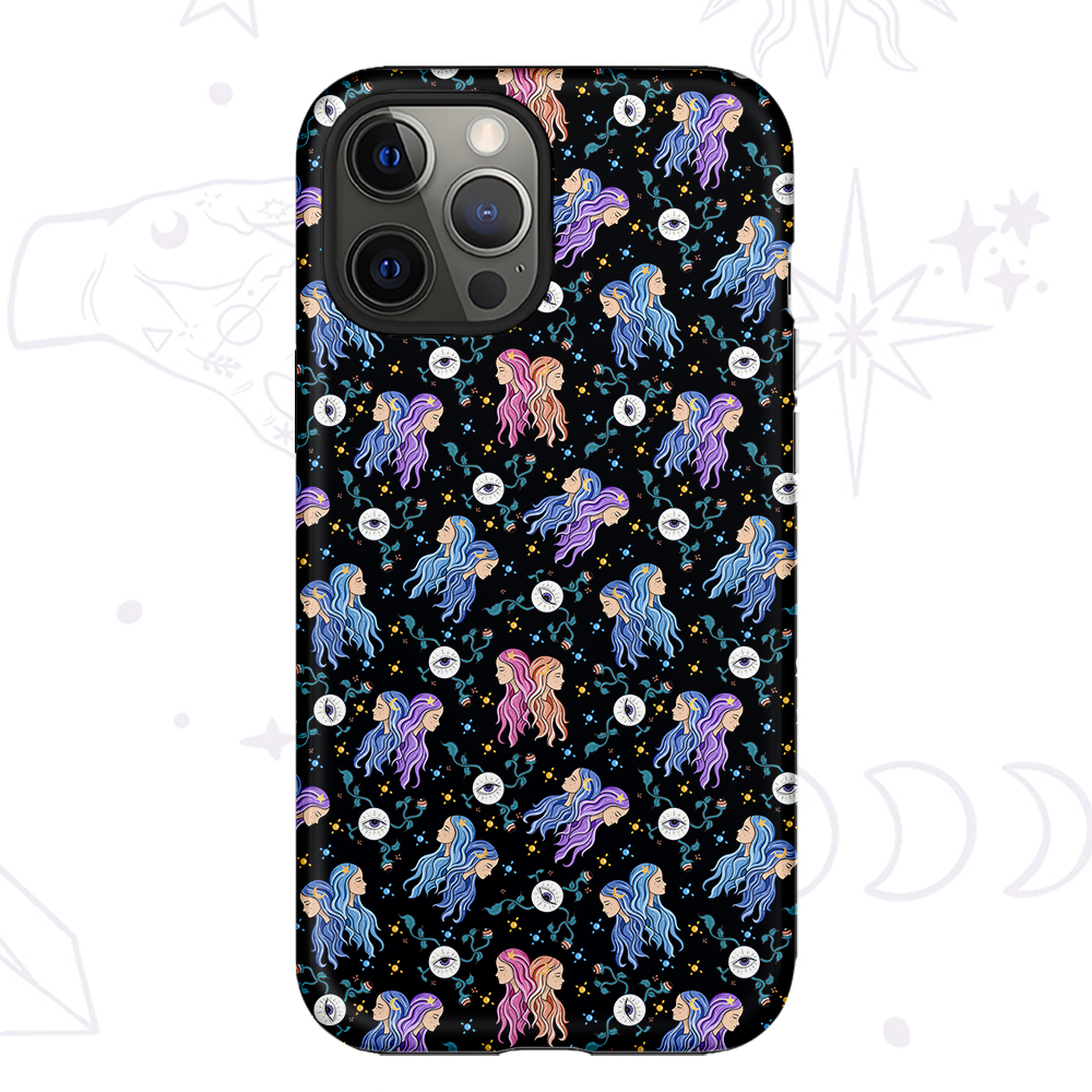 Purplehecate Gemini Spirit Zodiac Phone Case