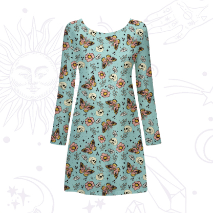 Purplehecate The Endings Won't End You Beachwear Cover-Up Dress