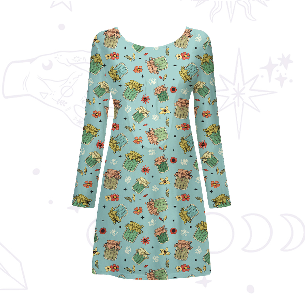 Purplehecate The Pickles Beachwear Cover-Up Dress