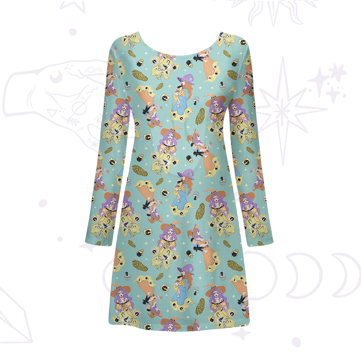 Purplehecate Mom Group Shenanigans Beachwear Cover-Up Dress