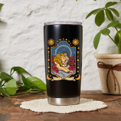 Purplehecate Leo Zodiac Tumbler
