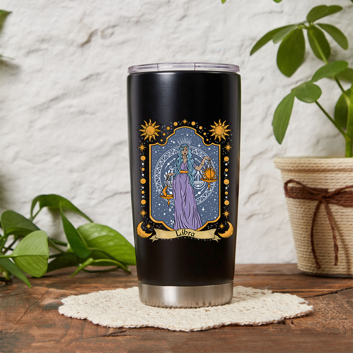 Magic Purplehecate Libra Zodiac Tumbler