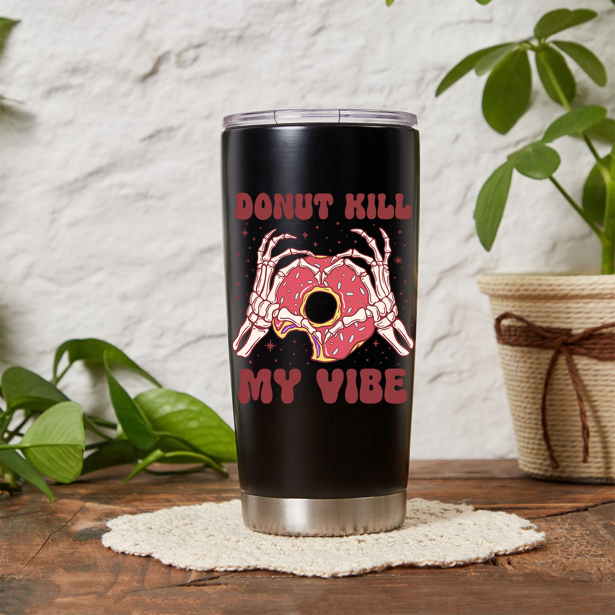 Magic Purplehecate Donut Kill My Vibe Tumbler