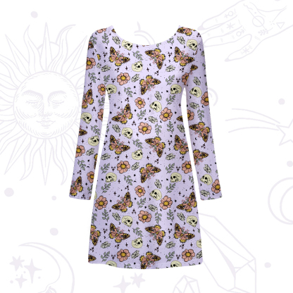 Purplehecate The Endings Won't End You Beachwear Cover-Up Dress