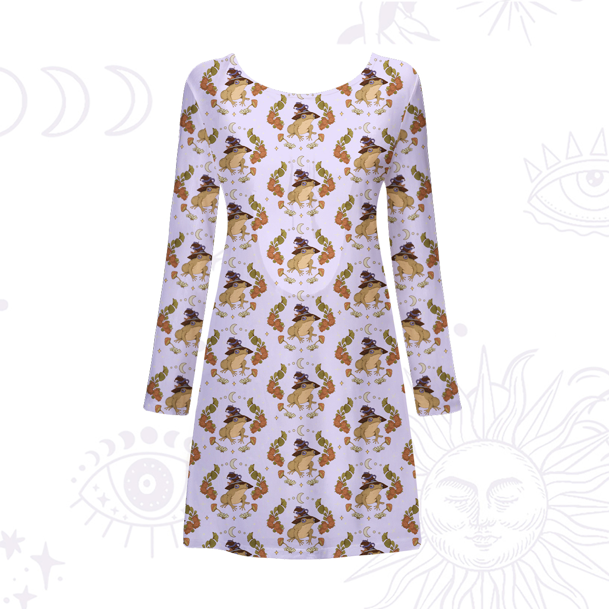 Purplehecate The Frog Beachwear Cover-Up Dress