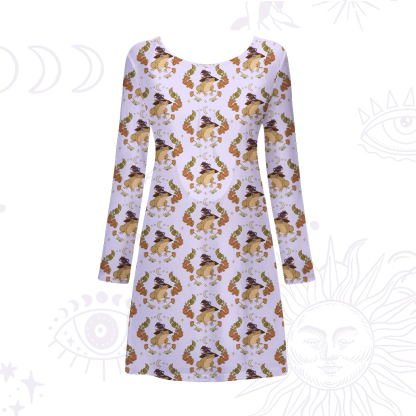 Purplehecate The Frog Beachwear Cover-Up Dress