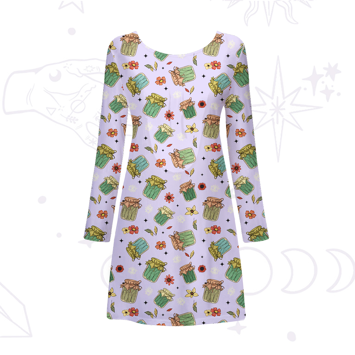 Purplehecate The Pickles Beachwear Cover-Up Dress