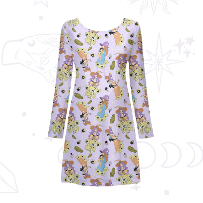 Purplehecate Mom Group Shenanigans Beachwear Cover-Up Dress