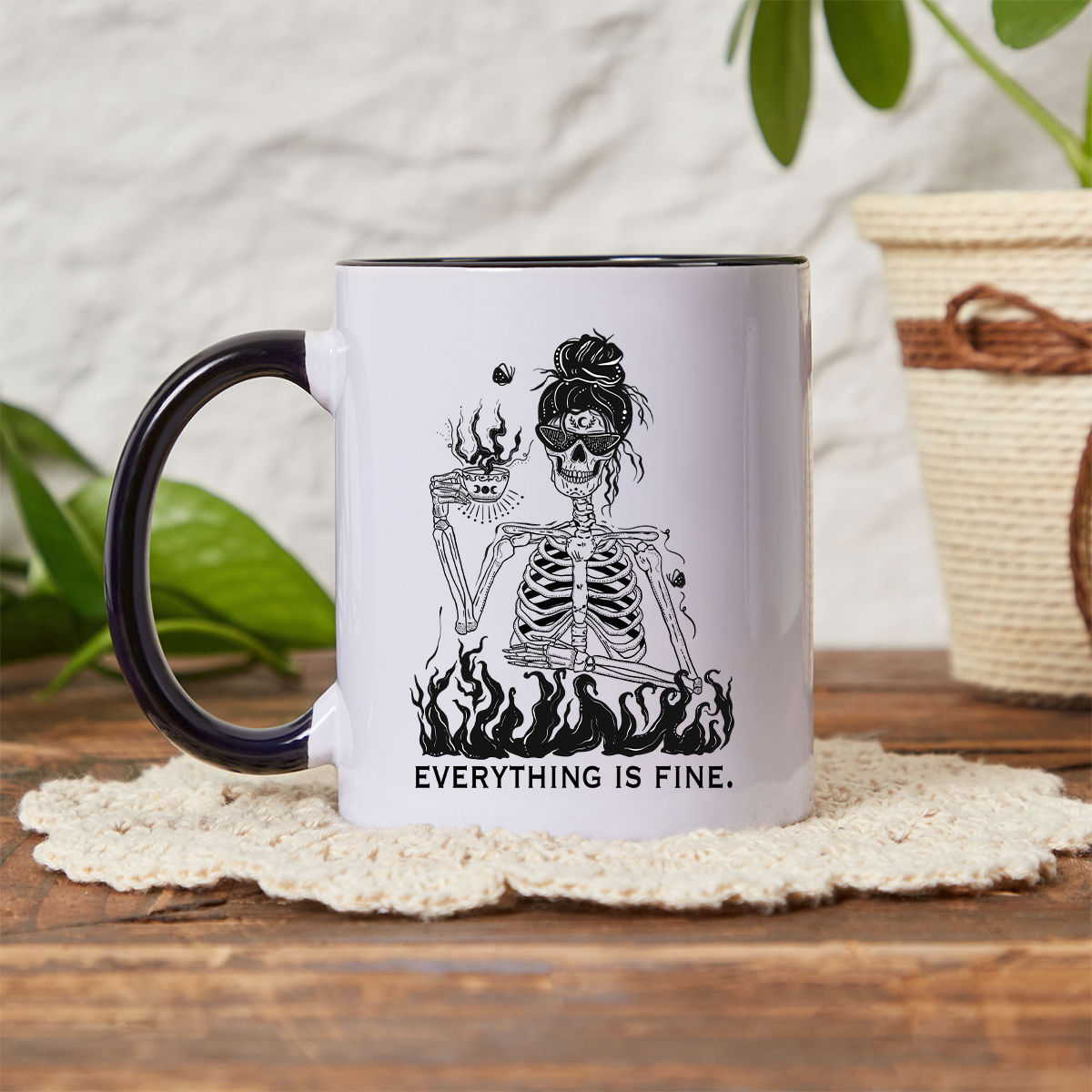 Purplehecate Everything Is Fine Mug
