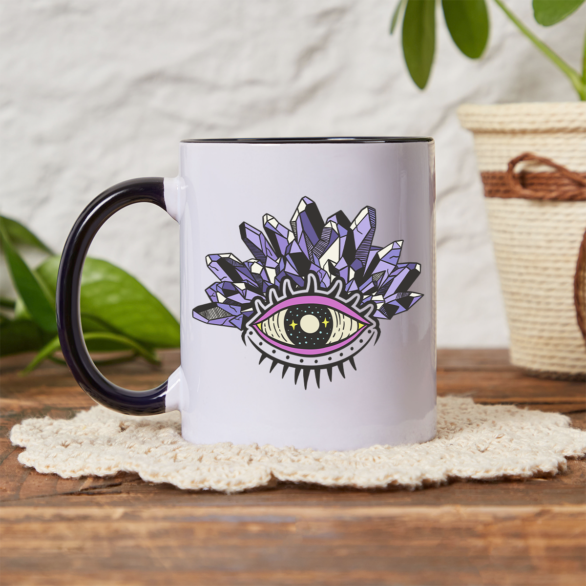 Purplehecate Crystal Eye Mug